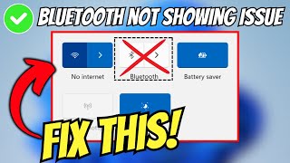 How To Fix Bluetooth Icon Missing in Windows 1011 [upl. by Iago]