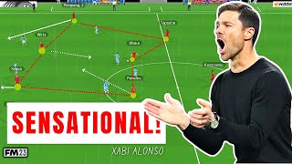 Xabi Alonso Created A BEAST Tactic  CENTRAL OVERLOADS  FM23 TACTICS  FOOTBALL MANAGER 2023 [upl. by Gardol487]