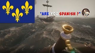 English meet French on Sea Of Thieves ⛵ ⚓ [upl. by Atiuqrehs]