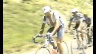 Tour de France 1991  13 Val Louron Chiappucci [upl. by Eisdnil]