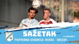 Pripremna utakmica Rijeka  Orijent 53 sažetak [upl. by Zitvaa]