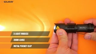 SOLARAY MiniPro 1 LED Flashlight [upl. by Rubel862]