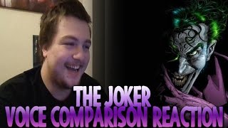 The Joker Voice Comparison Reaction [upl. by Peterson]