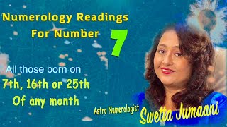 Numerology for No7 With Subtitles मूलांक 7 जन्मांक 7 Birth Date 7 Mulank 7 [upl. by Eeb]