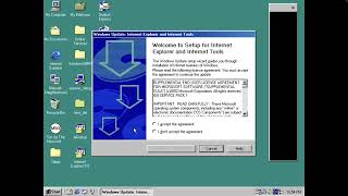 Install Internet explorer 55 and 6 through web in Windows 98 in 2023 [upl. by Stelmach]