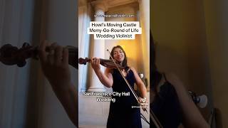 joehisaishi studioghibli howlsmovingcastle merrygoround violincover violin bayarea cityhall [upl. by Adlemi]