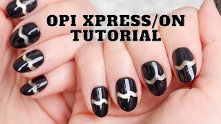 OPI xPRESSON Press On Nails Tutorial  KBEAUTYHOBBIT [upl. by Anirehtac85]