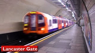 Lancaster Gate  Central line  London Underground  1992 Tube Stock [upl. by Eliezer]