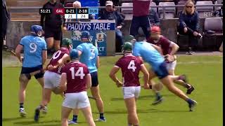 INSPIRATIONAL CHRIS CRUMMEY POINT  GALWAY V DUBLIN  2024 LEINSTER HURLING CHAMPIONSHIP [upl. by Alarick943]