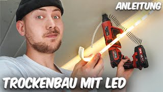 TROCKENBAU DECKE mit Metallunterkonstuktion auf Betondecke selber machen 👷🏻‍♂️ Tipps amp Tricks [upl. by Attiuqram]