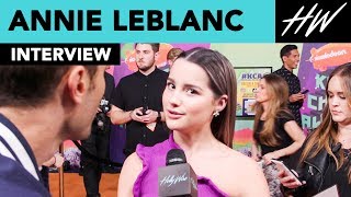 Annie LeBlanc Admits Her Favorite Things About Hayley LeBlanc amp Biggest Pet Peeves  Hollywire [upl. by Veneaux733]