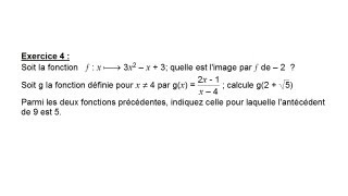 généralités sur les fonctions 4 2nde [upl. by Iahs]