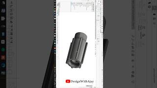 Drafting of Spline Coupling and Spline Shaft in SolidWorks 402 designwithajay shorts [upl. by Ellenhoj242]