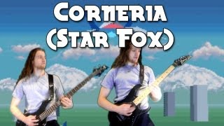 Corneria Star Fox on guitar  MetalRock Remix Version  Stage 1 Music First Level SNES [upl. by Angelle]