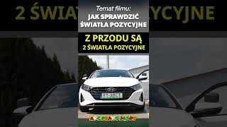 Światła Pozycyjne Hyundai i20 Egzamin Prawo Jazdy Kategoria B [upl. by Forlini]