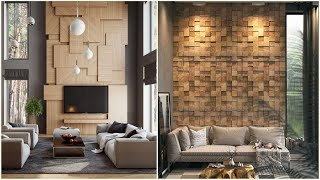 Trendy Living Room Wall Decorating Ideas For Home Interior Wall Design Wall Decoration Cladding [upl. by Clorinde]