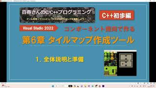 〈C初歩編061〉タイルマップ作成ツール1 全体説明と準備 [upl. by Sydalg614]