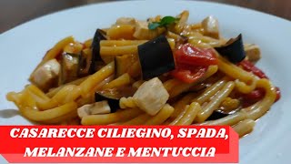 PASTA ALLA SICILIANA CON PESCE SPADA MELANZANE E POMODORINI [upl. by Onailerua]