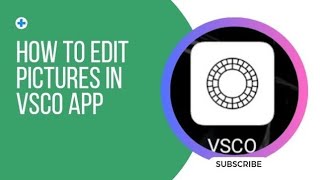 how to edit pictures and videos in VSCO app vsco videoediting pictures edit [upl. by Gairc629]