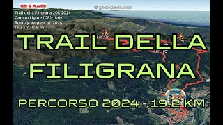 Trail della Filigrana 20k 2024 vola sul percorso di 192 km [upl. by Ijies]