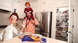 Cooking with Adley who controls Dad  Disney Ratatouille [upl. by Charleton]