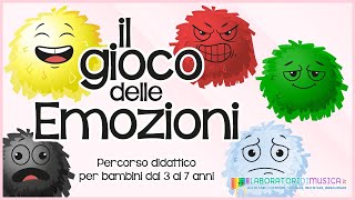 IL GIOCO DELLE EMOZIONI  Canzone per bambini dellInfanzia e Primaria [upl. by Anicart]