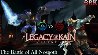 Legacy of Kain Defiance  Kain Vs Raziel Battles of Nosgoth [upl. by Llemert393]