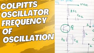 Colpitts Oscillator  Derivation of Frequency  Exam Notes [upl. by Lasser932]