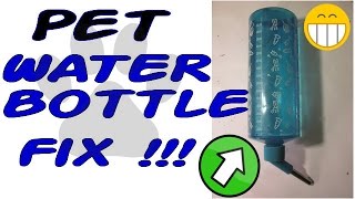 Pet Water Bottle Fix DIY [upl. by Kcirrag63]