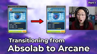 Aran Gear Progression  Swapping From Absolab to Arcane  MapleStory Part 1 [upl. by Winebaum]