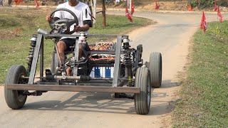 DIY Electric Car 60kmh motor 10 KW INDUCTION [upl. by Gnanmos537]