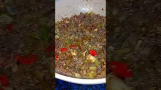 bopis with Papaya sili and bell pepper yummy satisfying viralvideo trending [upl. by Llevad]