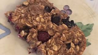 Peanut Butter Oatmeal Breakfast Bars [upl. by Adnawyt878]