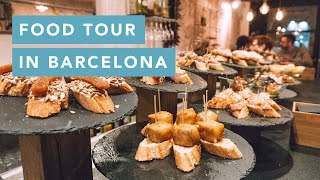 Barcelona food tour A Picoteo tapas bar crawl with Food Lover Tour [upl. by Dleifniw511]