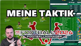 MEINE TAKTIK amp FORMATION IN WE ARE FOOTBALL 2024 ⚽  TUTORIAL  DEUTSCH [upl. by Mukul]