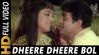 Dheere Dheere Bol Koi Sun Na Le  Mukesh Lata Mangeshkar  Gora Aur Kala 1972 Songs Hema Malini [upl. by Marciano]