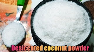 Desiccated Coconut Powder Desiccated coconut  Desiccated coconut recipe [upl. by Eiramanit318]