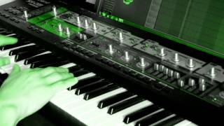 Synthesizer Roland SH 201 with FL Studio 11 [upl. by Sissy278]