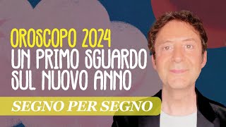 OROSCOPO 2024 UN PRIMO SGUARDO SUL NUOVO ANNO [upl. by Lienet287]