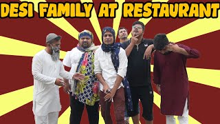 Desi Family at Restaurant  DablewTee  WT  Funny Skit [upl. by Ambrosane]