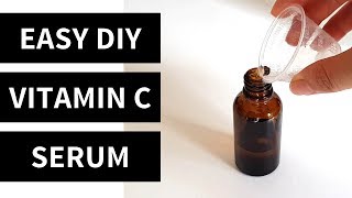 Easy 5 Minute DIY Vitamin C Serum  Lab Muffin Beauty Science [upl. by Farhi368]