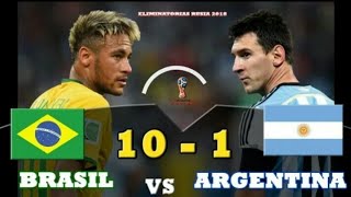 Brazil vs Argentina 101 [upl. by Ehtiaf]