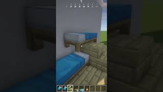 Das beste Doppelstöckige Bett in Minecraftminecraft turorial bett [upl. by Adlesirhc456]