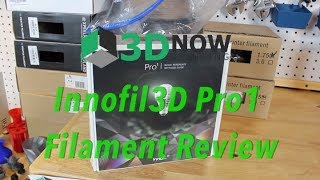 Innofil3D Pro1 Filament Review [upl. by Aryas998]