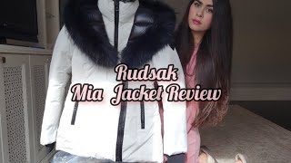 ❄️Rudsak Mia Jacket Review and Unboxing Optic White XS [upl. by Ellenor]