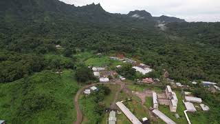 Drone Aerial video of Tofol village located Lelu town in the State of Kosrae [upl. by Colet]