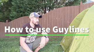 How to use the Big Agnes Guyline Tensioner [upl. by Wiburg464]