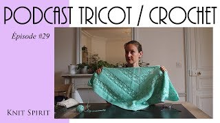 Podcast tricot  crochet  Episode 29  Celle qui na plus quun projet en cours vraiment [upl. by Llimaj]