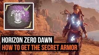 Horizon Zero Dawn How to get the secret armor Shield Weaver Armor [upl. by Retsevlis925]