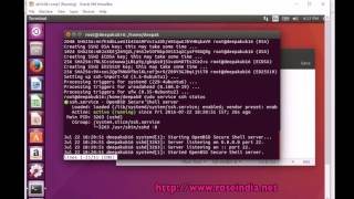 How to install ssh on Ubuntu 1604 LTS and enable ssh [upl. by Nagaet248]